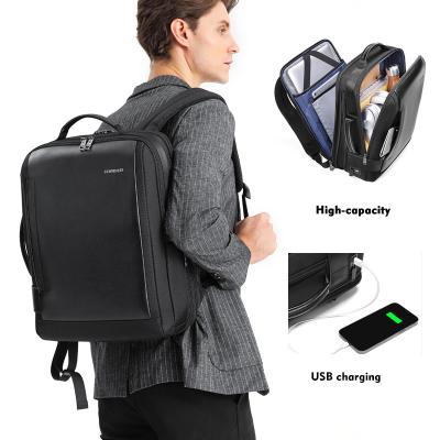 China High quality custom logo business usb charging mochila 15.6 inch laptop bag pack men notebook backpack for sale