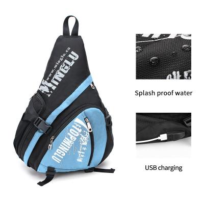 China Trendy Mens Cross Chest Bag Sports Bicycle Sling Bag For Student OEM/ODM for sale