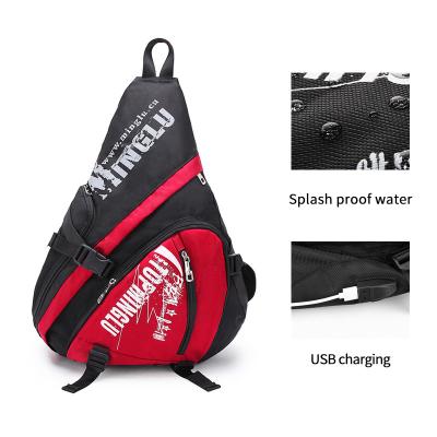 China All Seasons Triangle Sling Bag Fashion Sports Student Sling Bag Rainproof for sale