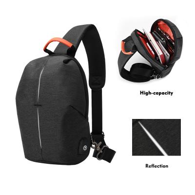 China Rainproof Mens Large Sling Bag Cool Sling Bags For Guys Boys OEM / ODM Available for sale