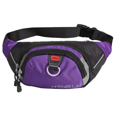 China MingLu Nylon Sports Waterproof Waist Bag Running Waist Pack Wear Resistance for sale