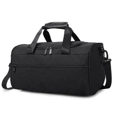 China Water Retardant Leather Nylon Workout Duffle Bags Unisex 43cm Length for sale