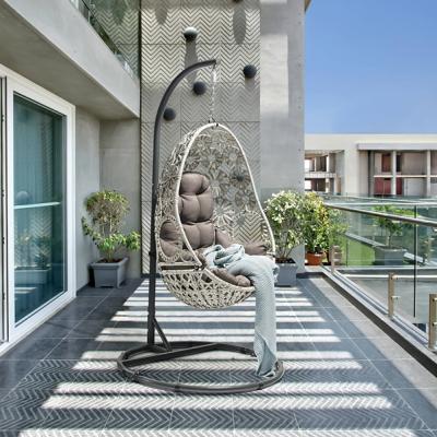 China Uland Modern New Arrival Outdoor Patio Egg Swing Chair , Original Design Patio Swings Hanging Chair for sale