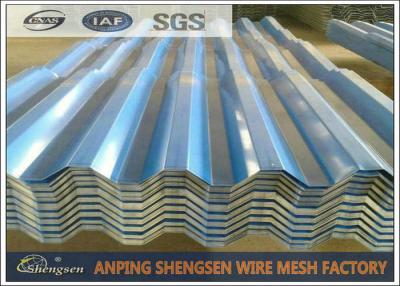 China PPGI PVC Coated Corrugated Steel Sheets Low Foundation Cost Easy Construction for sale