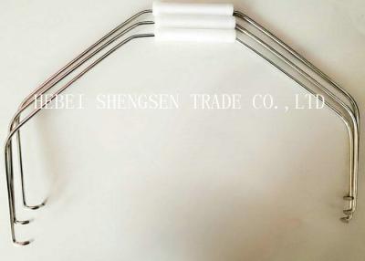 China Low Carton Steel Wire Bucket Handles 3L - 20L Size With Multicolor Plastic Clips for sale