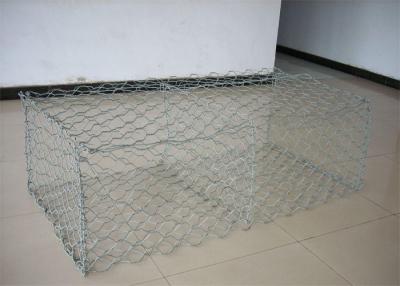 China Galvanized PVC Coated Gabion Wire Mesh Basket Double Twist Hexagonal for sale