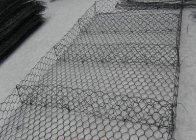 China Galvanized Woven Gabion Reno Mattress Box , Rock Cages For Retaining Walls for sale