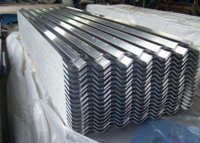 China Hoja de acero acanalada galvanizada 600mm-1250m m de la techumbre del indicador de Aluzinc 22 en venta