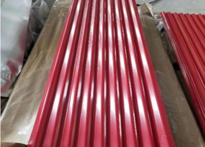 China La techumbre acanalada galvanizada color del metal cubre Ppgi acanalada cubriendo el acero 0.13-1.2m m en venta