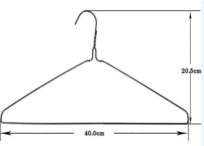 China Tamaño galvanizado sumergido candente estándar del alambre 40.5x20 cm de las suspensiones revestidas del polvo en venta