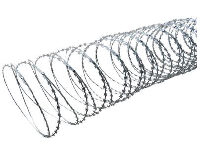 China High Protection Razor Barbed Tape Wire , Blade Concertina Razor Wire for sale