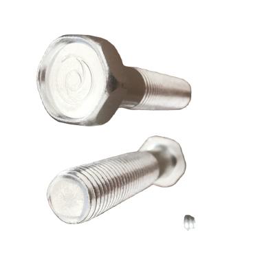 China Good Quality ZP Finish Steel Hex Head Bolts With Recess-Reduced Leg for sale