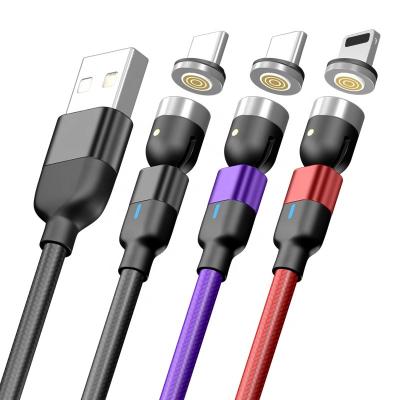 China Magnetic Micro USB Charging Cable for Xiaomi MI iPhone 12 Data Wire Magnet USB Fast Charging Charger Type to C 3m Phone Cable for sale