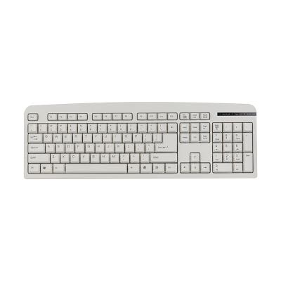 China 2022 new standard numeric keypad 104 keys white cable membrane keyboard for home and office laptop for sale