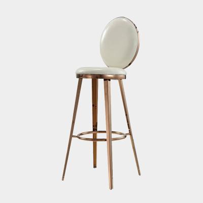 China (Size) Adjustable Modern Light Luxury Simple Nordic Revolving Bar Chair High Back Lift Backrest Household Chair Stool for sale