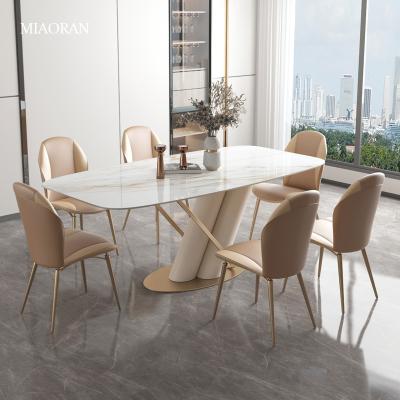 China Rectangular Restaurant Buffet Restaurant Dining Table Modern Dining Table Furniture Dining Table for sale