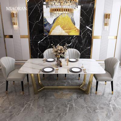 China Modern Luxury Modern Dining Room Furniture Large Height Table Restaurant Dining Table for sale