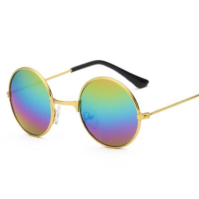 China 100% UV Protection Children 400 Shape Sunglasses Boys Baby Girls Round Sunglasses Children UV400 Glass Mirror for sale