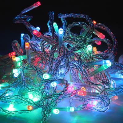 China String Type IP44 Waterproof Outdoor Use LED String Fairy Light Garland For Christmas Holiday Party Decoration Connectable for sale