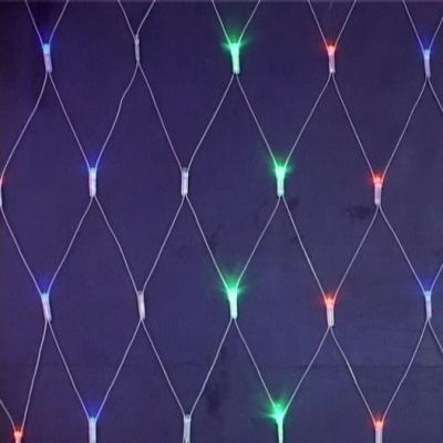 China NET Outdoor Led Flash Party Garland Fairy Net Glitter Light IP44 RGB MESH Garden Christmas Wedding Christmas Tree Decoration for sale