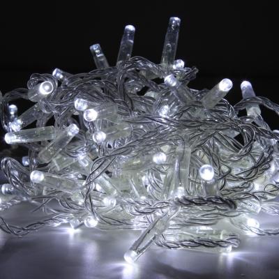 China Transparent Glitter Garden PVC Wire Christmas Fairy String Light with 8 Mode Controller for Party Xmas Holiday Decor for sale