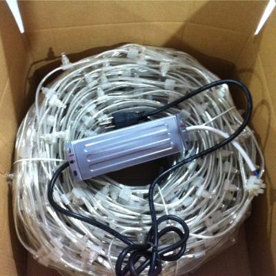 China String Type IP65 12V 100m 500Led Crystal Garland Clip Led String Fairy Lights New Year Christmas For Wedding Party Decoration for sale