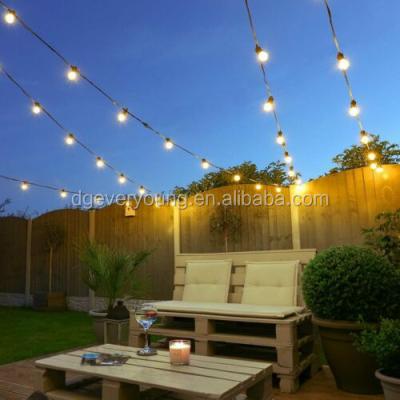 China String Lights E27 E26 B22for Christmas Outdoor Weatherproof Outdoor Wedding Party String Sash 120V Festoon IP44 Type for sale