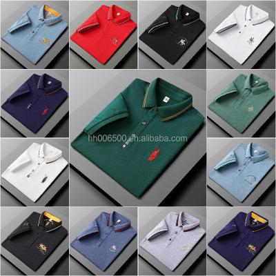 China Custom 100% Regular Logo Polo Slim Fit Uniform Golf Anti-wrinkle T-shirt Polyester Sports T-shirt Mens T-shirt for sale