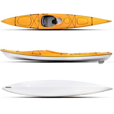 China Thermoforming lightweight kayak ABS low price wholesale sea canoe guaranteed quality custom made simple sit in kayak for sale for sale