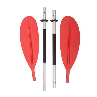 China 2021 unisex cheap high quality four pieces of kayak adjustable wholesale aluminum paddle for sale