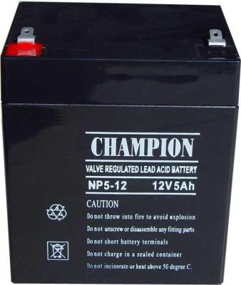 China Champion AGM battery 12V5AH Lead Acid battery 12V5AH Toy battery battery manufacture for sale