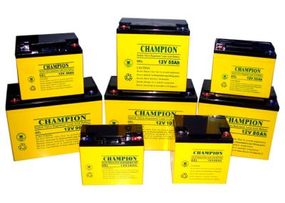 China China Champion Battery  12V NPG Series Lead Acid GEL Battery, Solar Battery, Deep Cycle Battery for sale