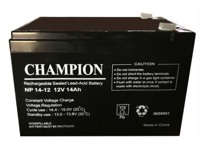 China China Champion Battery  12V14Ah NP14-12 Lead Acid AGM Battery VRLA Battery, SLA Battery for sale