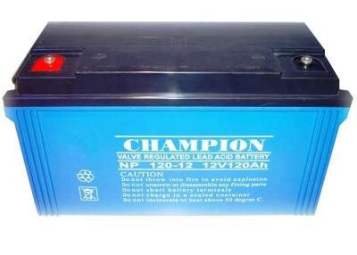 China China Champion Battery  12V120Ah NP120-12 Lead Acid AGM Battery VRLA Battery, SLA Battery for sale