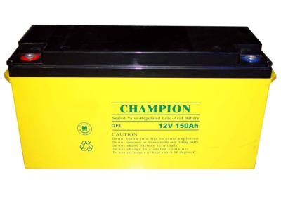 China China Champion Solar GEL Battery  12V150AH NP150-12-G Sealed Lead Acid Solar Battery, Deep Cycle Solar GEL Battery for sale