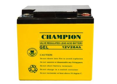 China China Champion Solar GEL Battery 12V26AH NP26-12-G Sealed Lead Acid Solar GEL Battery, Deep Cycle Solar GEL Battery for sale