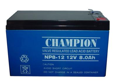 China China Champion UPS Battery 12V8Ah NP8-12 Lead Acid AGM Battery VRLA Battery, SLA Battery for sale