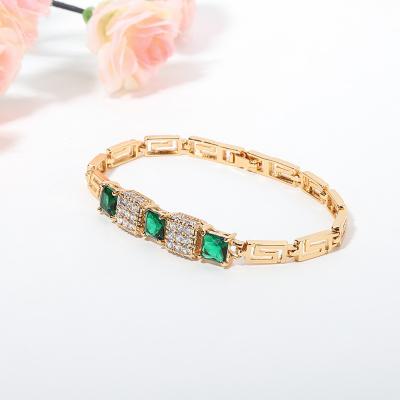 China Hot Selling High Quality Fashion TRENDY Crystal Zircon Jewelery Bracelets For Women Girls for sale