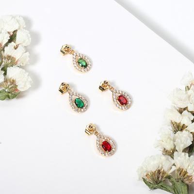 China Fashion TRENDY Wholesale High Quality Gold Plated Anti Allergy Jewelry Earring Charms Ladies Gift for sale