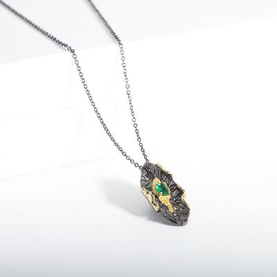 China Hot Sale Modern Fashionable Vintage Crystal Zircon Brass Gold Plated Pendant For Bracelets And Necklaces for sale