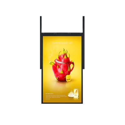 China Digital Window Display Dual Side Double Sided 55 Inch 2500nits 1080P Android Store LCD Digital Signage Player High Brightness Window Advertising Display for sale