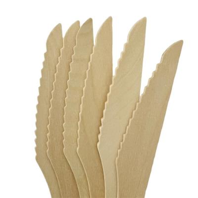 China Hot Selling Eco-Friendly Compostable Biodegradable First Class High Quality Wood Knife Fork Spoon Cutlery Set for sale