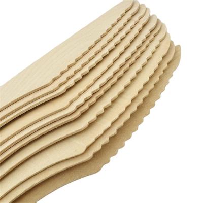 China Eco-friendly Compostable Biodegradable Manufacturer Supply Good Quality Disposable Wooden Fork Knife and Spoon for sale