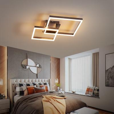 China Modern Creative New Design Led Ceiling Lights Lighting For Living Room Light Brown Hanging Lamp for sale