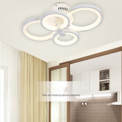 China 2022 Modern Cross Circle Aluminum Corridor Lamp Nordic Ring Led Ceiling Light for sale