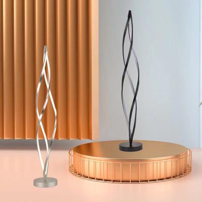 China Modern Modern Metal Desk Led Floor Standing Lamp Silver Floor Standing Lights for sale