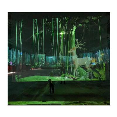 China Gray / White 3D Holographic 3d Hologram Projection Screen Fabric For Hotel / Wedding / Stage for sale