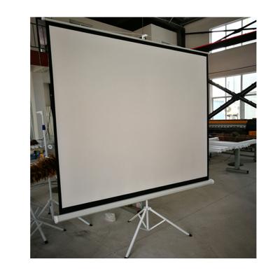 China Custom Matte White 120inch Portable Premium Quality 4:3 Tripod Projector Screen for sale