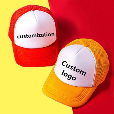 China COMMON Custom Embroidered With Panel Mesh Hat Baseball Blank Sublimation Mesh Foam Trucker Hats Cap Logo Printing Truckers Caps 5 for sale