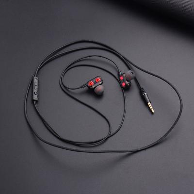 China High Fidelity Sound Cheap Microphone Wired Soundproof Deep Bass Earphones 3.5mm Earplugs Directly Pluggable For iPhone 5 6s Android iPad Smartphone for sale